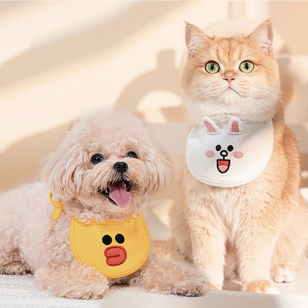 【LINE FRIENDS】經典系列寵物領巾(五款任選)✿90G002
